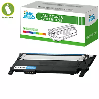 Cyan Toner Cartridge For Samsung CLT-C406S CLP360 CLP365 CLP365W CLX3300 SLC460W • £9.99