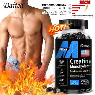 Creatine Monohydrate Capsules 3000mg 30 To 120 Capsules Muscle Explosion • $10.63