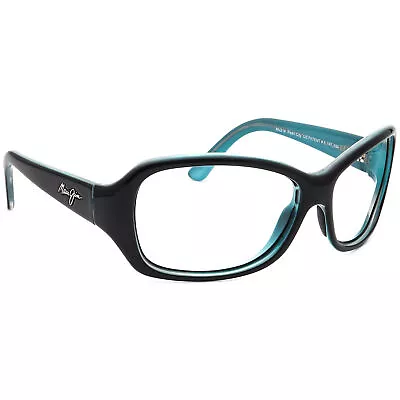 Maui Jim Sunglasses (Frame Only) MJ 214-03A Pearl City Black/Blue Wrap 63mm • $99.99