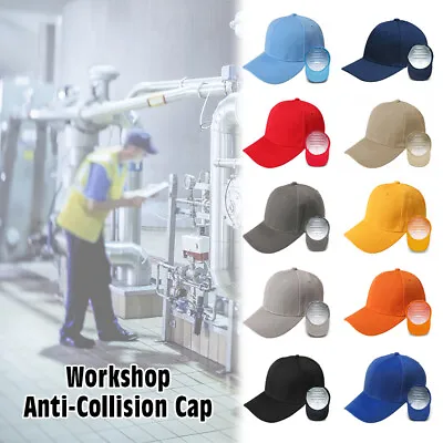 Workshop Labor Protection Work Cap Adjustable Baseball Cap Bump Cap Safety  • £11.62
