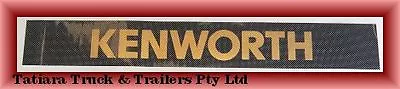 Kenworth Windscreen Decal Banner - 1700 X 145 Mm Black/Gold; T4 T6 T9 C5 1-piec • $96.55