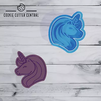 Mini Unicorn Cookie Cutter And Embosser - 5cm X 4.4cm • $4.50