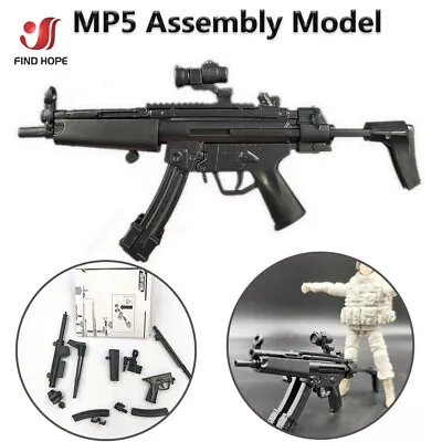 £2.39 • Buy 1/6 Scale HK MP5 Maschinenpistole Toy Gun Model Puzzles Brick For Action Figure