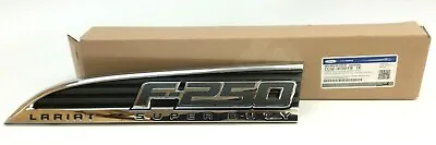 2011-2016 Ford F-250 Super Duty Lariat Driver Front Fender Chrome Emblem New OEM • $48.13