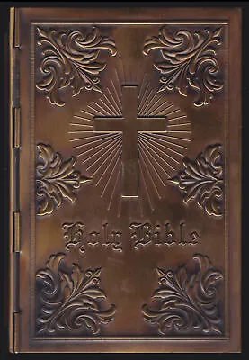 Metal Cover Holy Bible Catholic Church Altar Missal  Douay Confraternity Kenedy • $175
