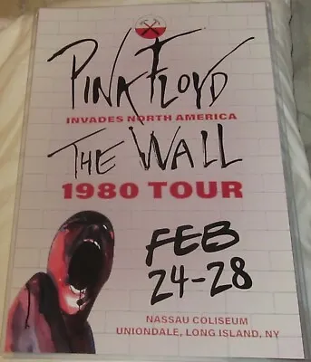 $13.99 • Buy Pink Floyd 1980 The Wall Tour Nassau Coliseum Replica Concert Poster