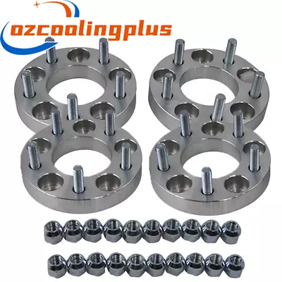 4Pcs 25Mm Wheel Spacers Adapters 5X120 Fits Holden Commodore 7/16 Cb=77Mm NEW • $128.20