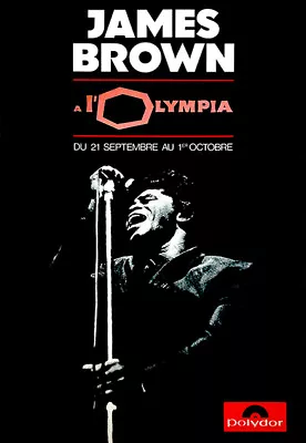 James Brown - Paris Olympia - 1967 - Concert Poster • $21.99