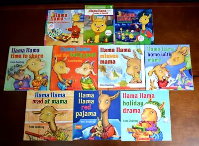 Lot Of 10 Llama Llama Picture Books By Anna Dewdney Misses Mama Red Pajama L1 • $29.99