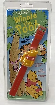 ~Vintage DISNEY Winnie The Pooh Flip Open Cover Youth Collectible Watch Sealed • $24.99