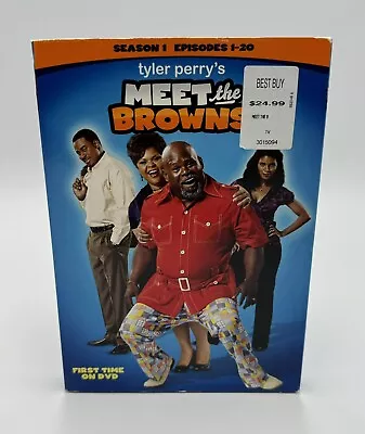 Tyler Perry's - Meet The Browns - Season 1 (2009 3-disc DVD Set) • $14.95