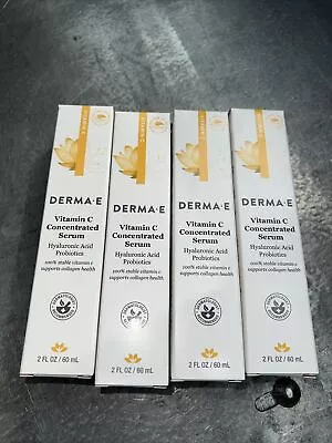 (4 Pack) DERMA• E Vitamin C Concentrated Serum 2 OZ EXPIRATION: 11/26 • $16