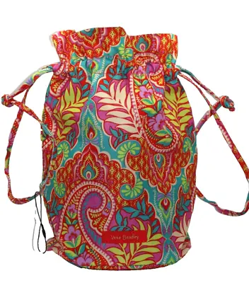 Vera Bradley Mini Ditty Bag Lighten Up  Paisley In Paradise Drawstring New • $19.79