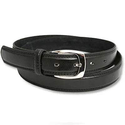 £4.97 • Buy New Boys Black Leather Lined Belt School Wedding Nwt