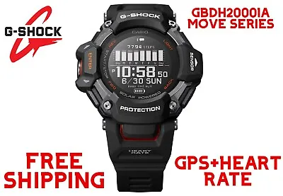 G-Shock GBD-H2000-1A Move Series GPS + Heart Rate Monitor Watch - Black Fitness • $399