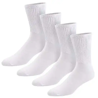 Thin Combed Cotton Diabetic Socks Loose Non-Binding Low-Crew Socks (Size 7-11) • $14.99