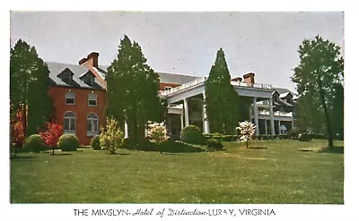 $4.95 • Buy Luray, Virginia, VA, The Mimslyn, Hotel Of Distinction, Vintage Postcard E508