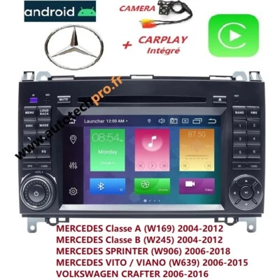 Head Unit GPS DVD Android Tablet Camera Mercedes Sprinter-Vito-Viano-A/B + VW • £353.18