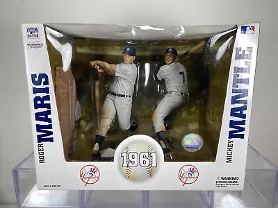 New York Yankees 1961 Roger Maris & Mickey Mantle Action Figures [McFarlane] NIB • $59.95