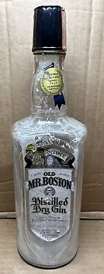 Old Mr.boston Distilled Dry Gin Bottle Empty • $12.50