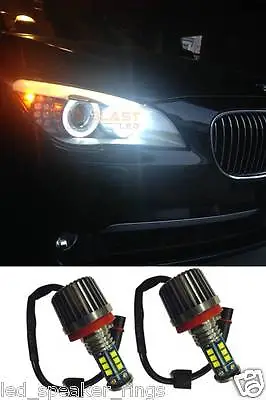 BMW X5 X6 LED Angel Eyes Xenon White - 120W H8 CREE LED Halo Angel Eyes E70 E71 • $87.99