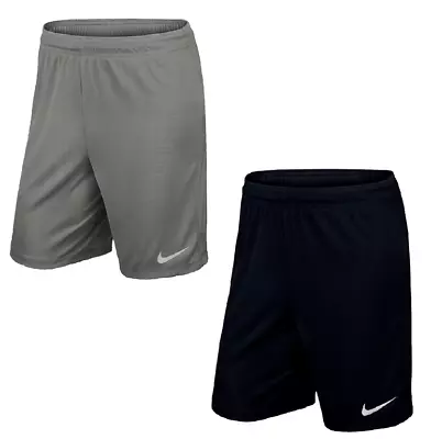 Men's Nike Shorts Park Sports Football Running Training Dri Fit Gym Shorts • £13.75