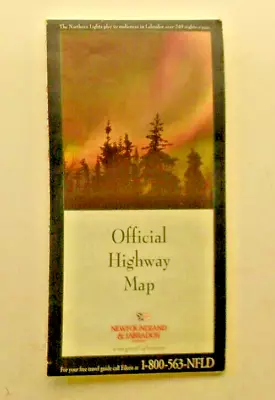 £9.95 • Buy Newfoundland & Labrador Official Highway Map 2003 Government Of Canada Tourism