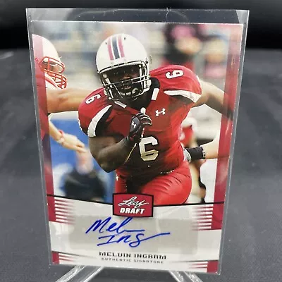 2012 Leaf Metal Draft Melvin Ingram III Melvin Ingram #MI1 Rookie Auto RC • $3.50