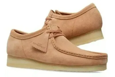 £74.99 • Buy Clarks Originals UK 3 D /35.5 Women Wallabee Sandstone Blush Suede  Leather Shoe