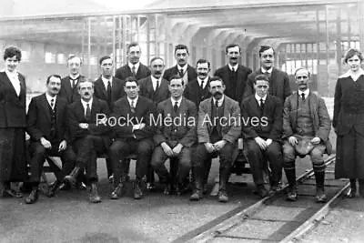 Edc-8 Railway Staff Marske By The Sea North Yorkshire. Photo • £3.35