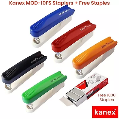 Bright Colour Stapler With Staples Storage -  20 Sheets Stapling + 1000 Staples • £4.49