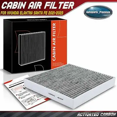 Activated Carbon Cabin Air Filter For Hyundai Elantra Santa Fe 21-23 Tucson K5 • $10.49