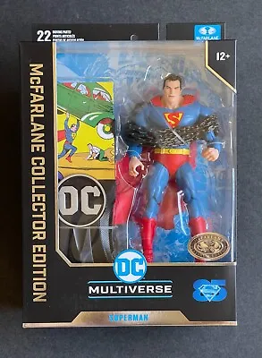 McFarlane Collector Edition Action DC Comics Superman PLATINUM CHASE Multiverse • $69.99