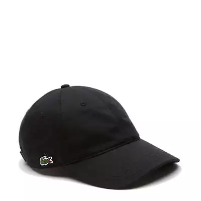 Lacoste Unisex Organic Cotton Twill Cap Black • $74.80