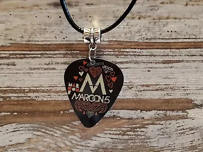 Maroon 5 Guitar Pick Corded Necklace • $5