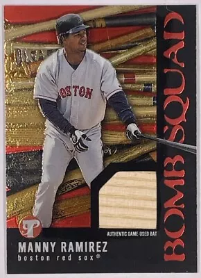 2003 Topps Platinum Bat Relic Manny Ramirez #PBS-MR • $9.99