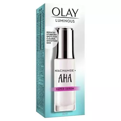 Olay Luminous Niacinamide + AHA Face Super Serum 30 Ml • $24.49