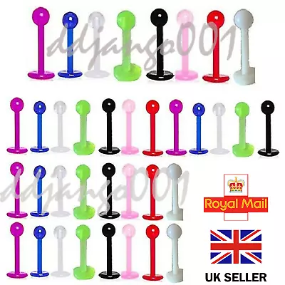 £1.49 • Buy Tongue Bars Labret Bars Plastic Nipple Belly Bar Eyebrow Ear Piercing Tragus Bar