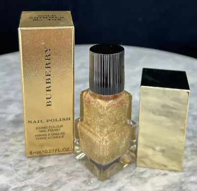 Burberry Nail Polish Iconic Colour #Gold Shimmer No.452 ~ 8mL/0.27oz - NIB • $14.88