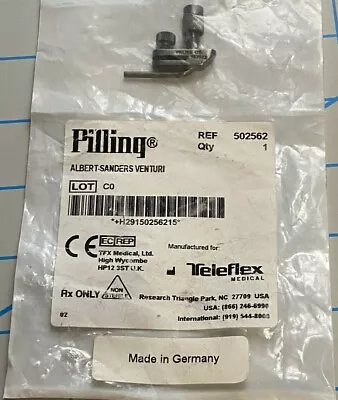 Pilling REF# 502562 Albert-Sanders Venturi / Jet Ventilating Adapter  • $75