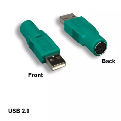 Kentek USB 2.0 A Male To Mini DIN 6Pin MDIN6 Female Adapter Convert PC Mouse • $7.07