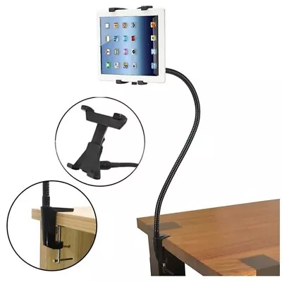 £9.99 • Buy Gooseneck Desk Mount Stand Holder For IPad Samsung Android Tablet 360º Lazy Bed