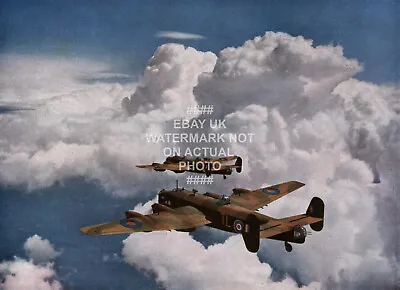 £3.99 • Buy 1942 Halifax Bombers Photo World War Two 2 Ww2 Aviation Raf Aircraft