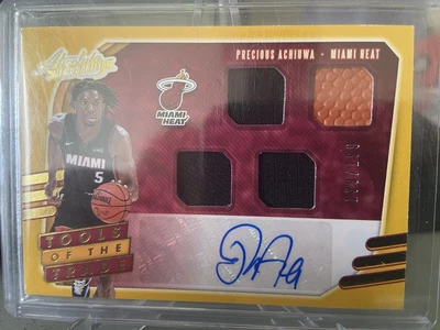 $45.99 • Buy 2020/21 Panini Absolute Precious Achiuwa Tools Of The Trade Auto 4 Patch # 199
