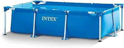 Intex Swimming Paddling Pool Metal Frame 220 X 150 X 60cm #28270 • £89