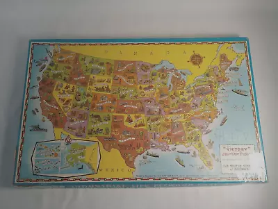 Vintage Jig-Saw Puzzle Victory Plywood Industrial Life Of The United States • $45.99