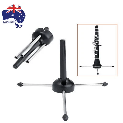 Saxophone Stand Tripod Flute Clarinet Wind Instrument Sax Stand Holder Foldable • $17.05