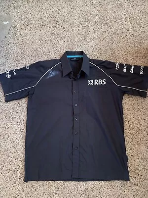 Williams Formula 1 F1 Team RBS Crew Mechanics Shirt Blue Mens Medium • $40