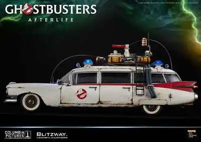 1959 Ghostbusters: Afterlife Vehicle ECTO-1 Cadillac Model Replica 1/6 Blitzway • £2395.05