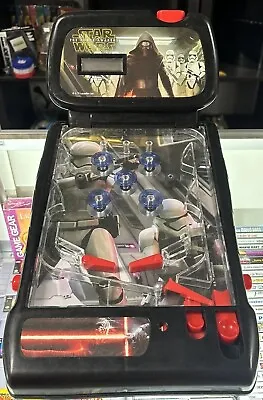 Star Wars Table Top Pinball  The Force Awakens  *Tested Works W/ Lights & Sound! • $18